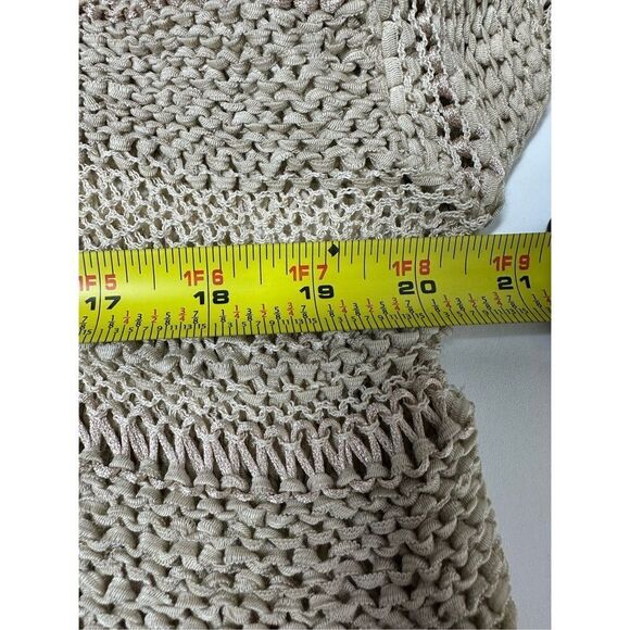 EDC Women’s Bohemian Knit Open Front Cardigan Tan Size S - Picture 9 of 14